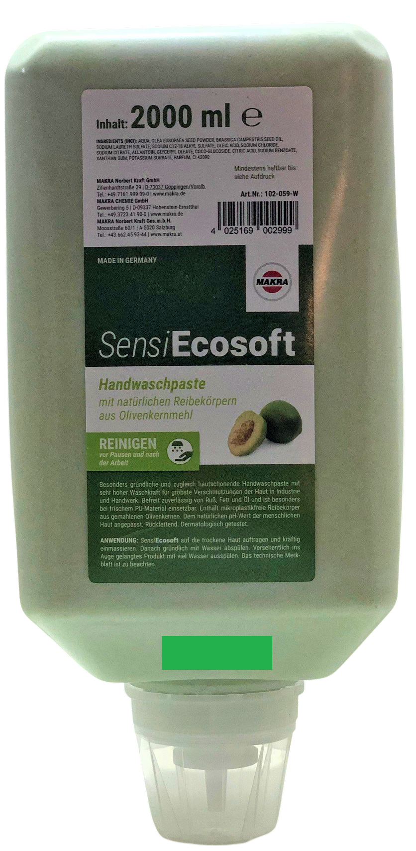 MAKRA SensiEcosoft Handwaschpaste für Spender 2000ml